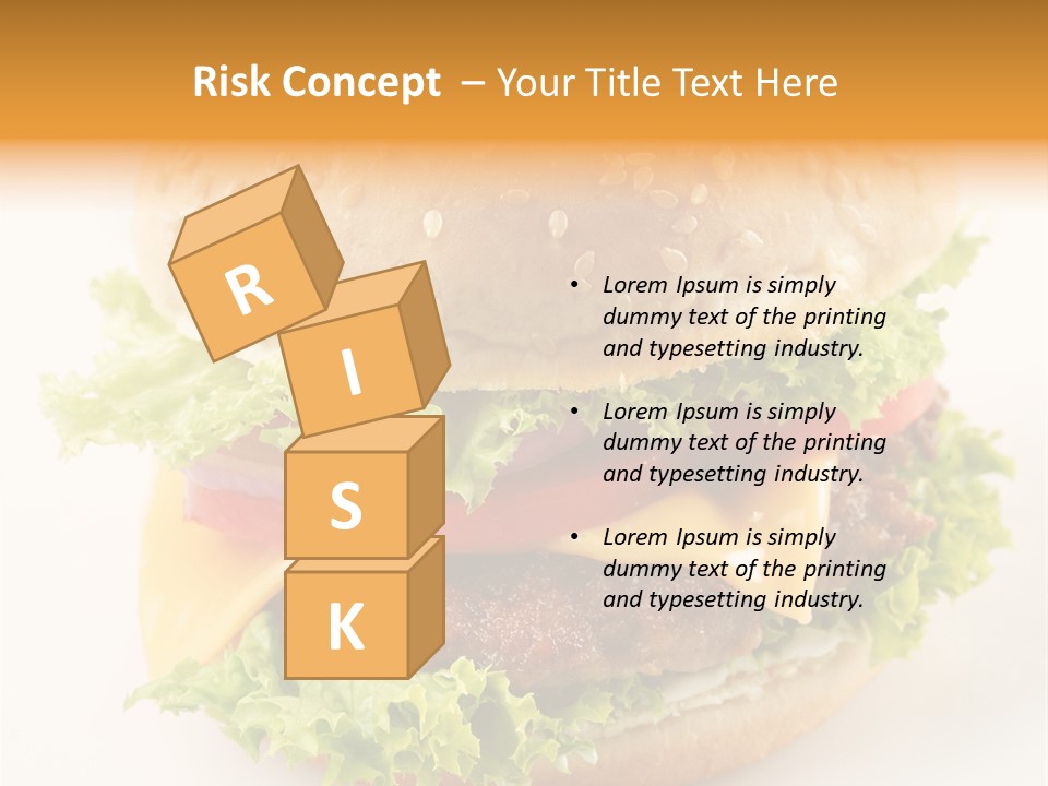 Nutrition Cheese Tomato PowerPoint Template