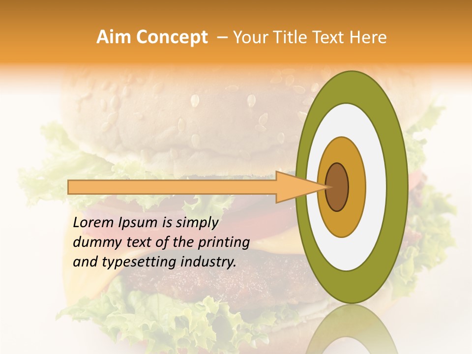 Nutrition Cheese Tomato PowerPoint Template