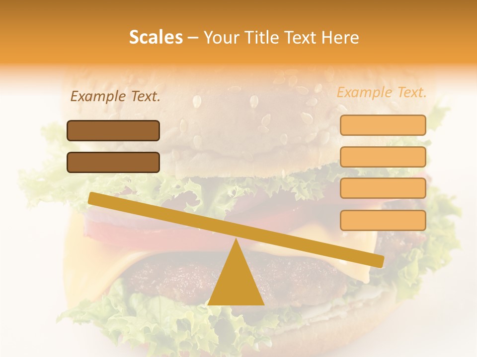 Nutrition Cheese Tomato PowerPoint Template