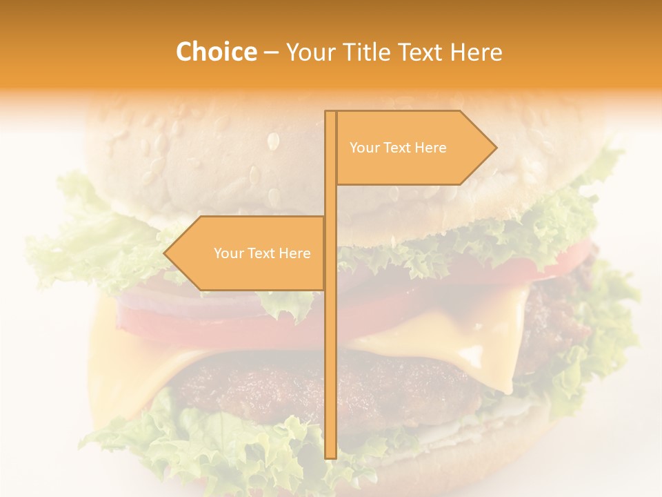 Nutrition Cheese Tomato PowerPoint Template