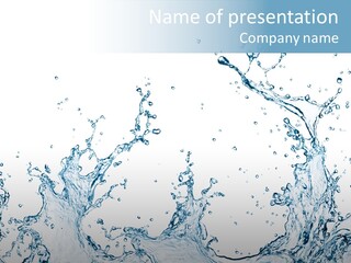 Pouring Liquid Fresh PowerPoint Template