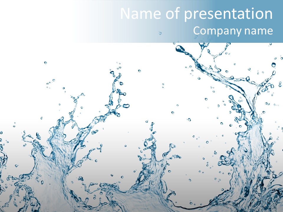 Pouring Liquid Fresh PowerPoint Template