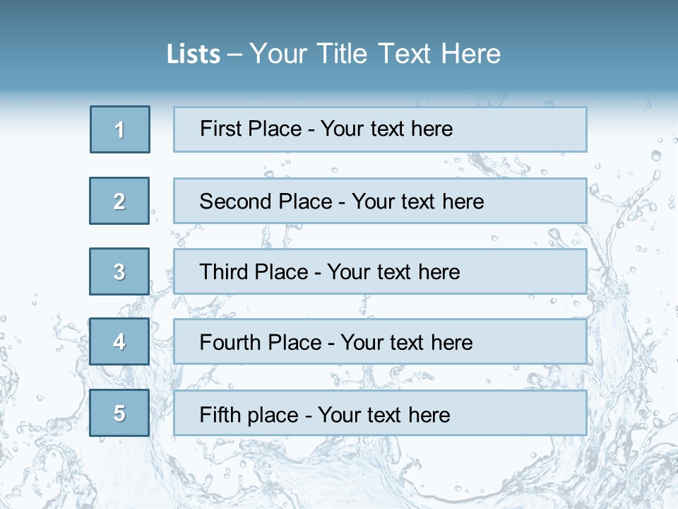 Pouring Liquid Fresh PowerPoint Template