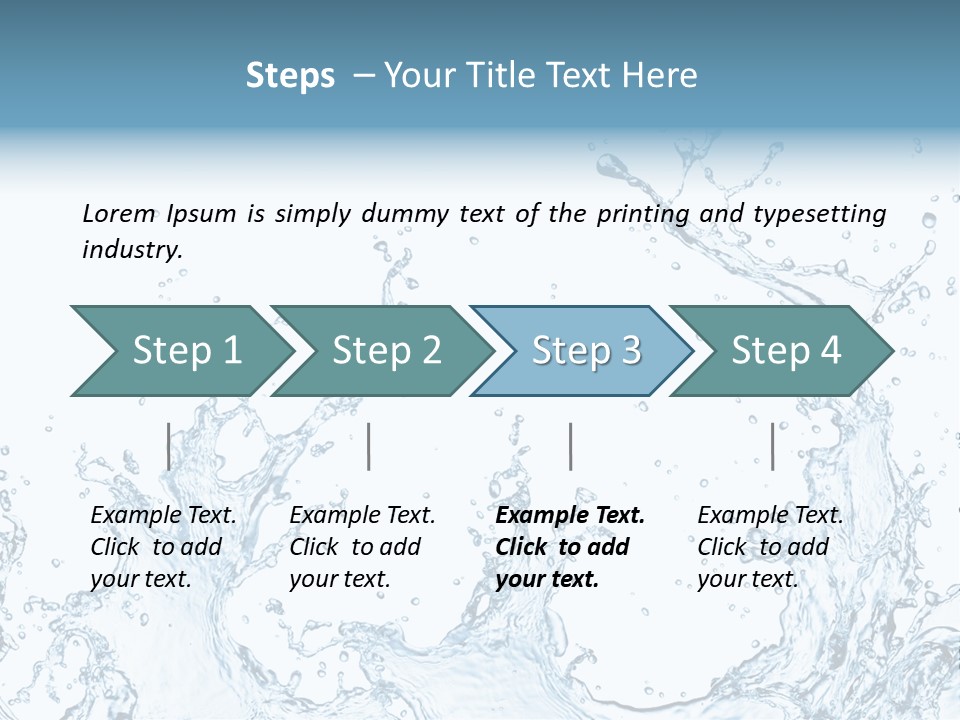 Pouring Liquid Fresh PowerPoint Template