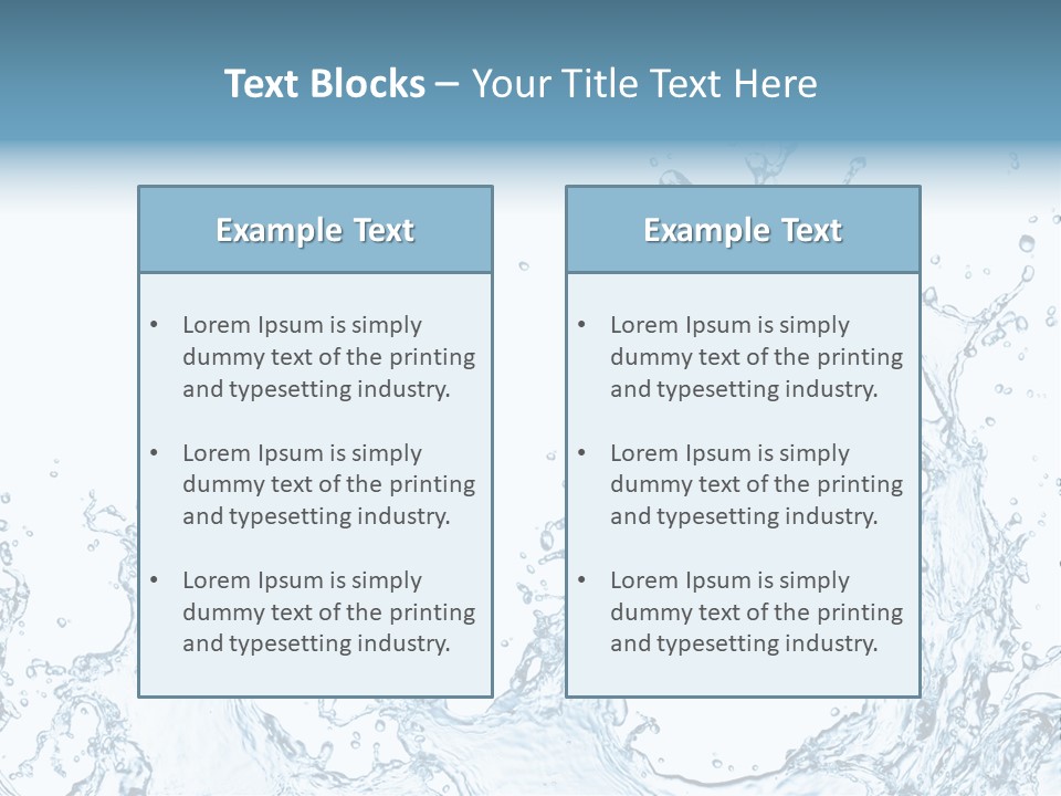 Pouring Liquid Fresh PowerPoint Template