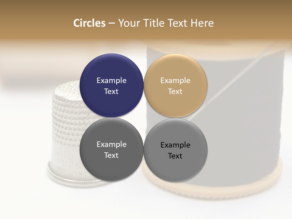 Seam Thimble Skill PowerPoint Template