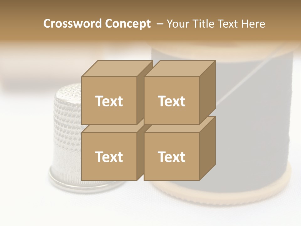 Seam Thimble Skill PowerPoint Template