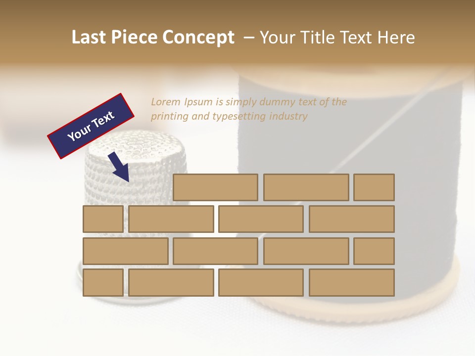 Seam Thimble Skill PowerPoint Template