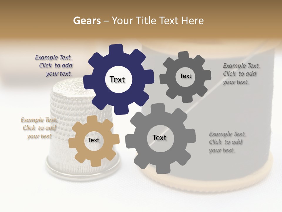 Seam Thimble Skill PowerPoint Template