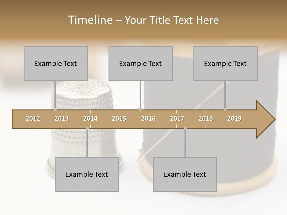 Seam Thimble Skill PowerPoint Template