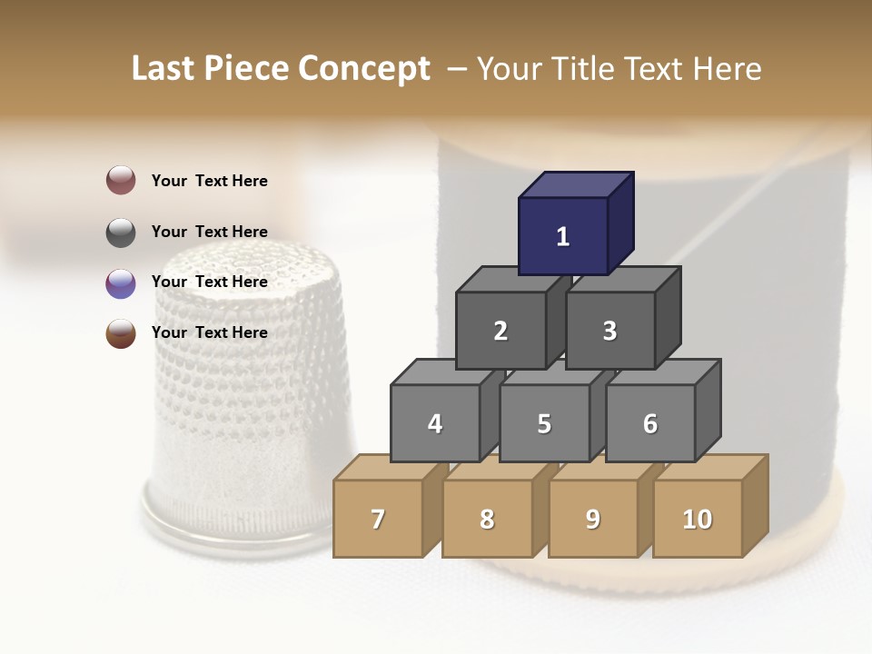 Seam Thimble Skill PowerPoint Template