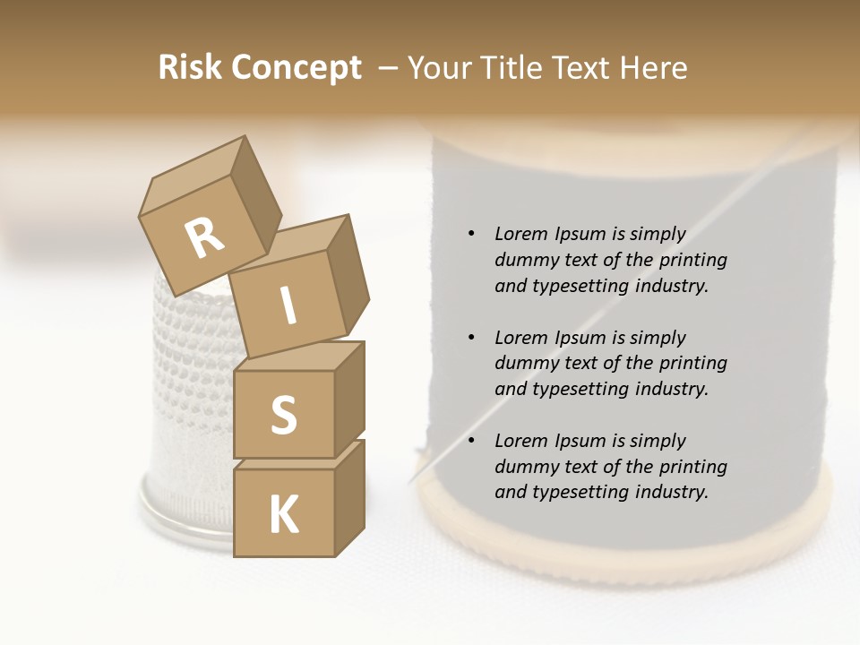 Seam Thimble Skill PowerPoint Template