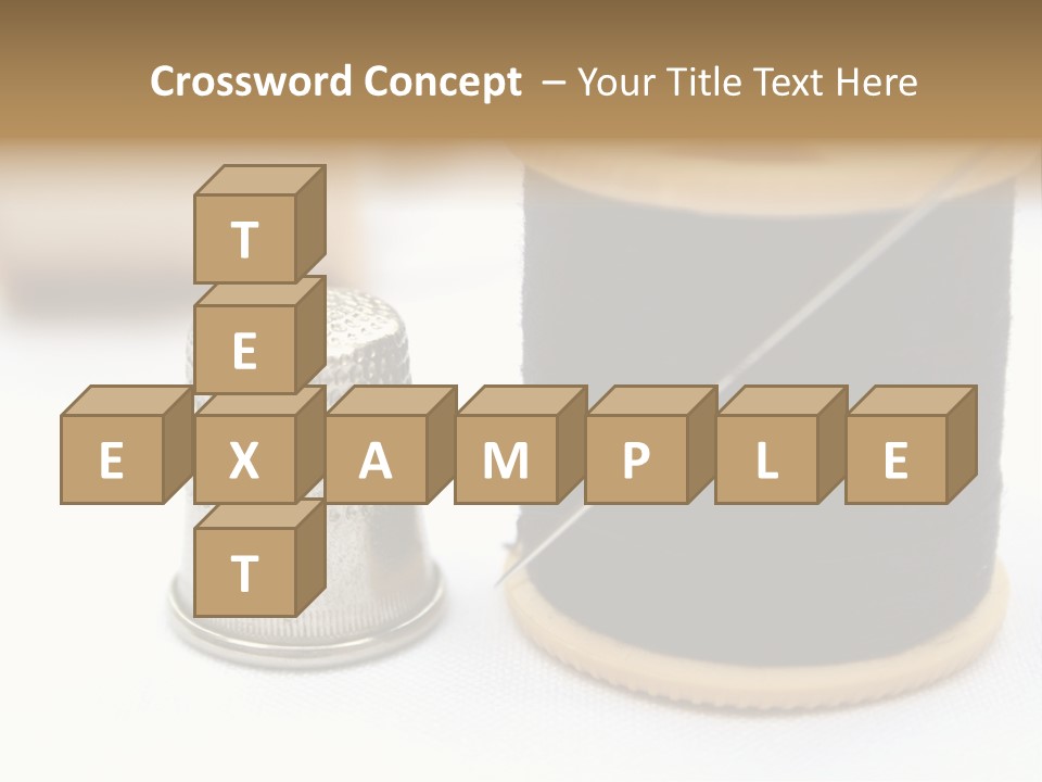 Seam Thimble Skill PowerPoint Template