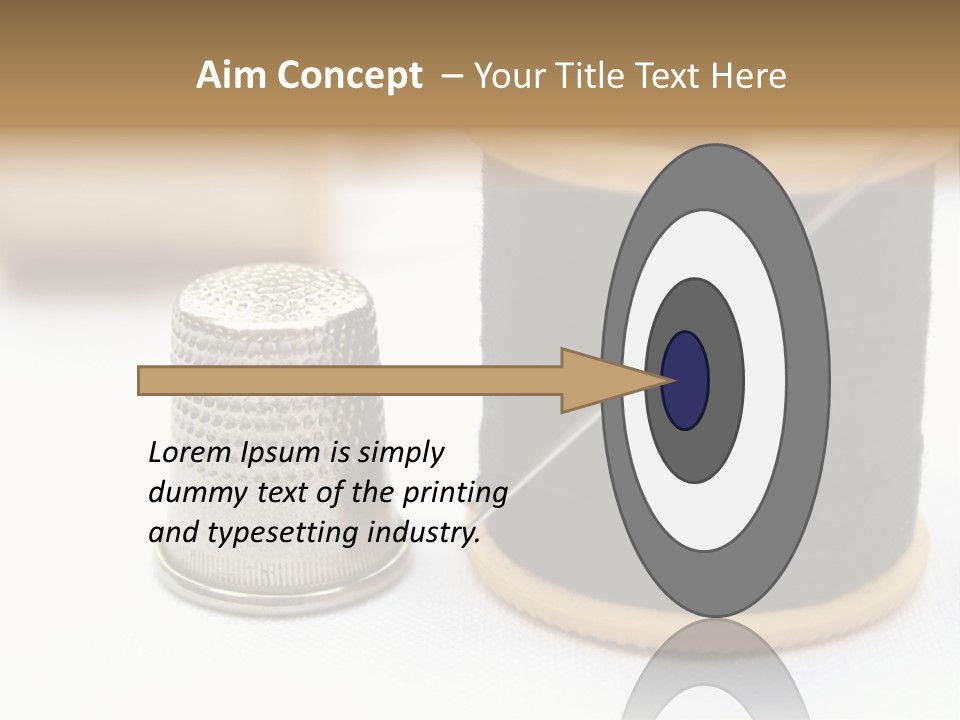 Seam Thimble Skill PowerPoint Template