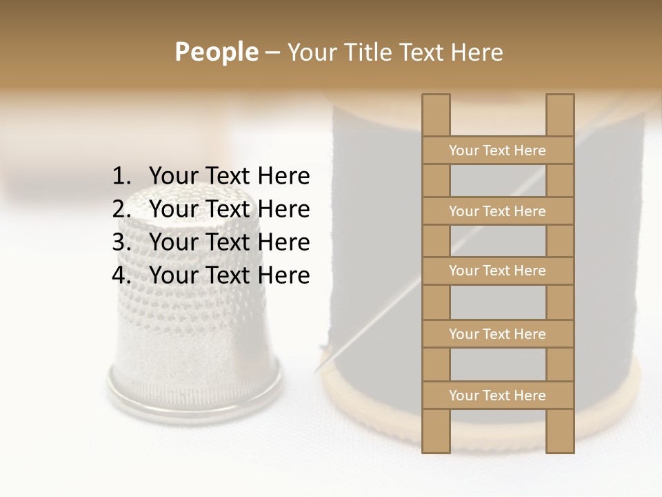 Seam Thimble Skill PowerPoint Template