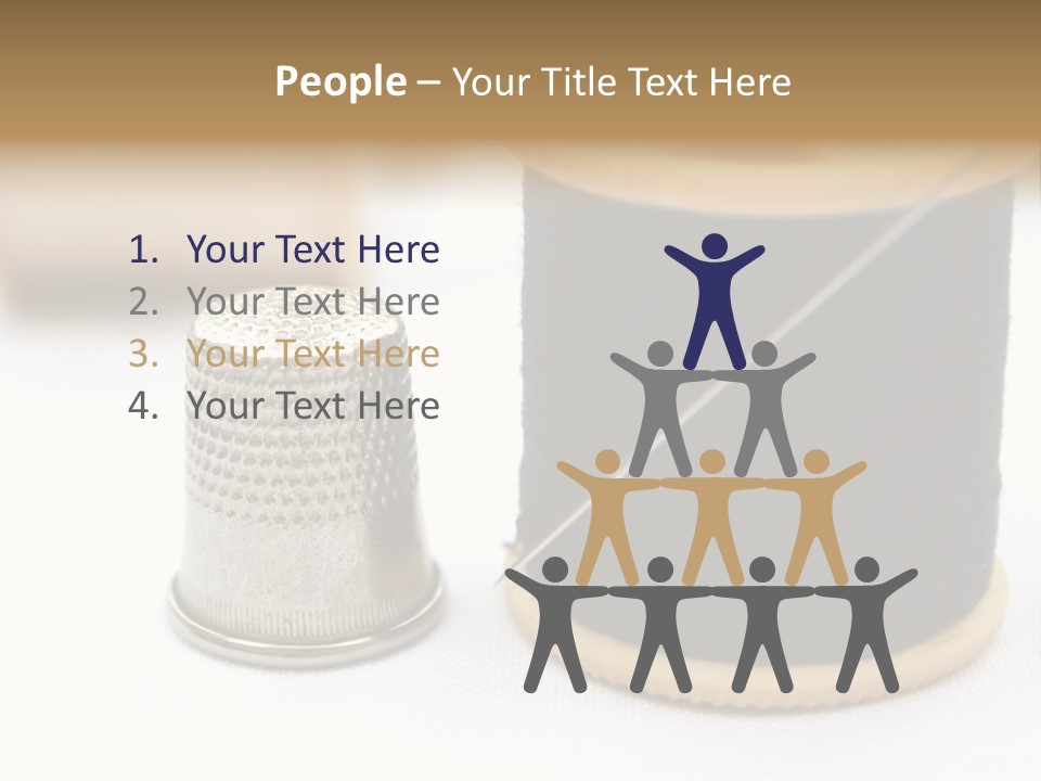 Seam Thimble Skill PowerPoint Template