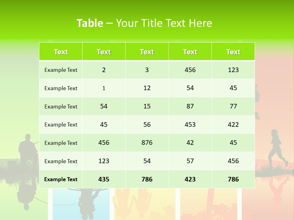 A Group Of People Walking In Front Of A Tree PowerPoint Template