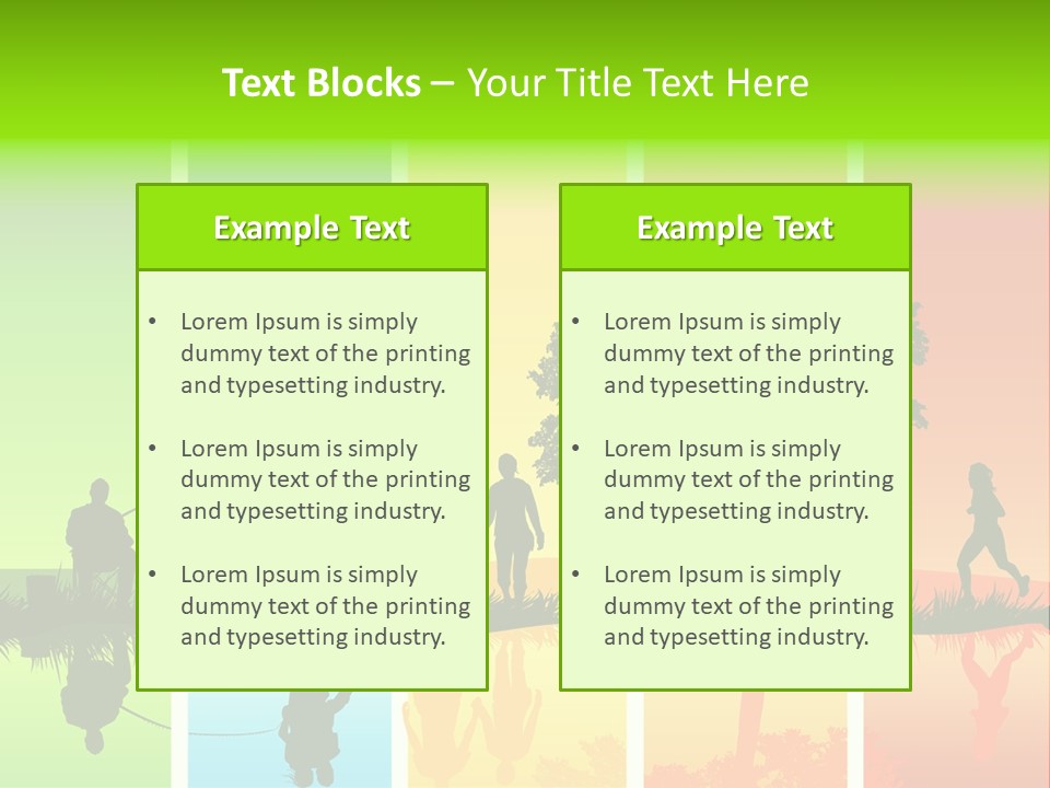 A Group Of People Walking In Front Of A Tree PowerPoint Template