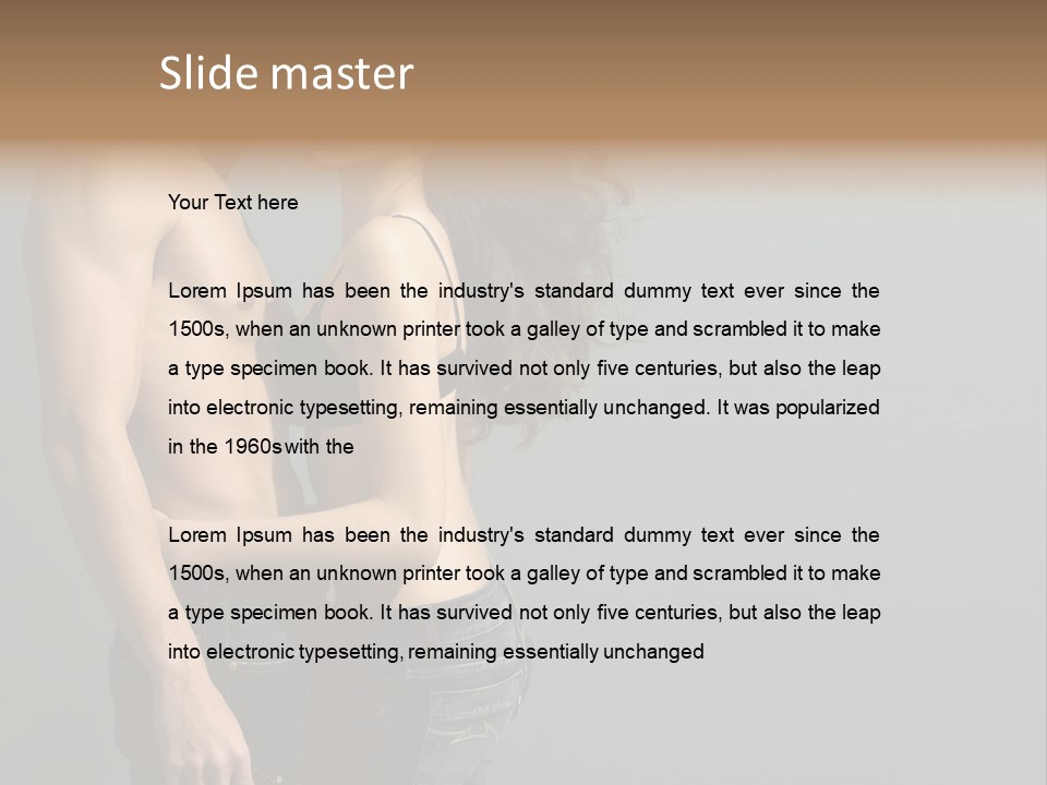 Health Jeans People PowerPoint Template