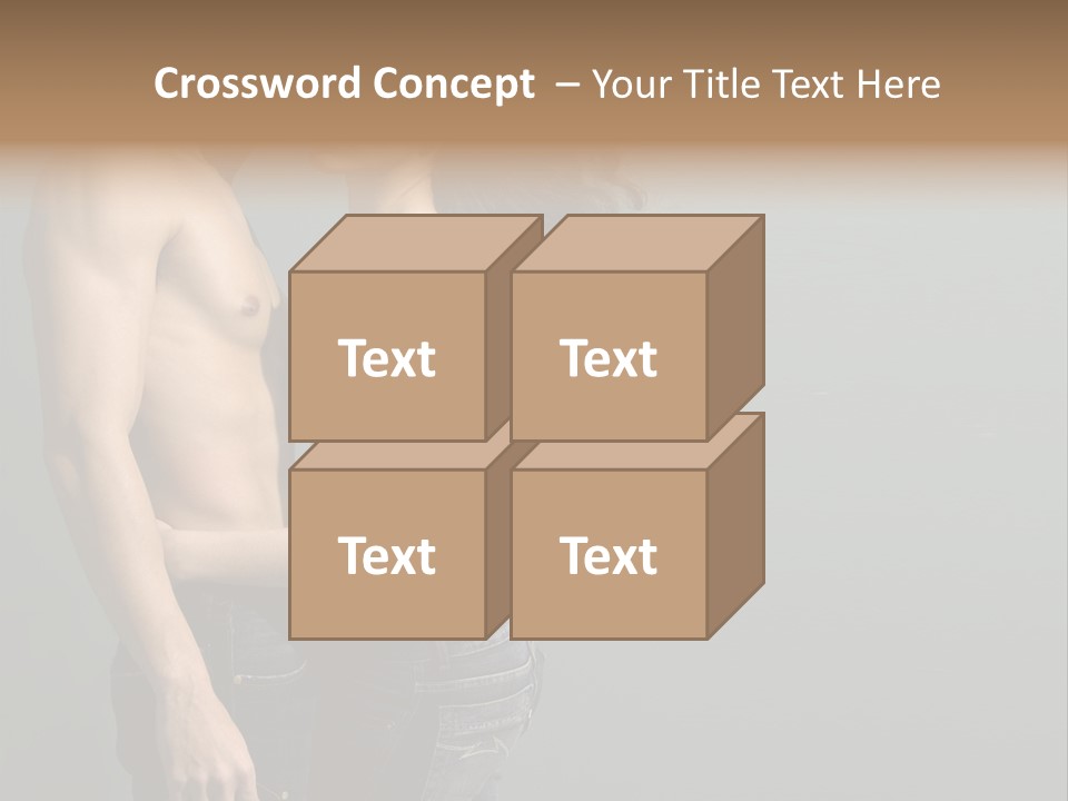 Health Jeans People PowerPoint Template