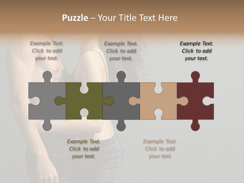 Health Jeans People PowerPoint Template