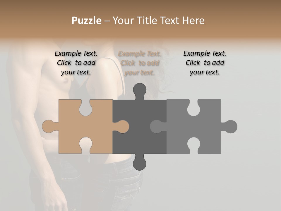 Health Jeans People PowerPoint Template