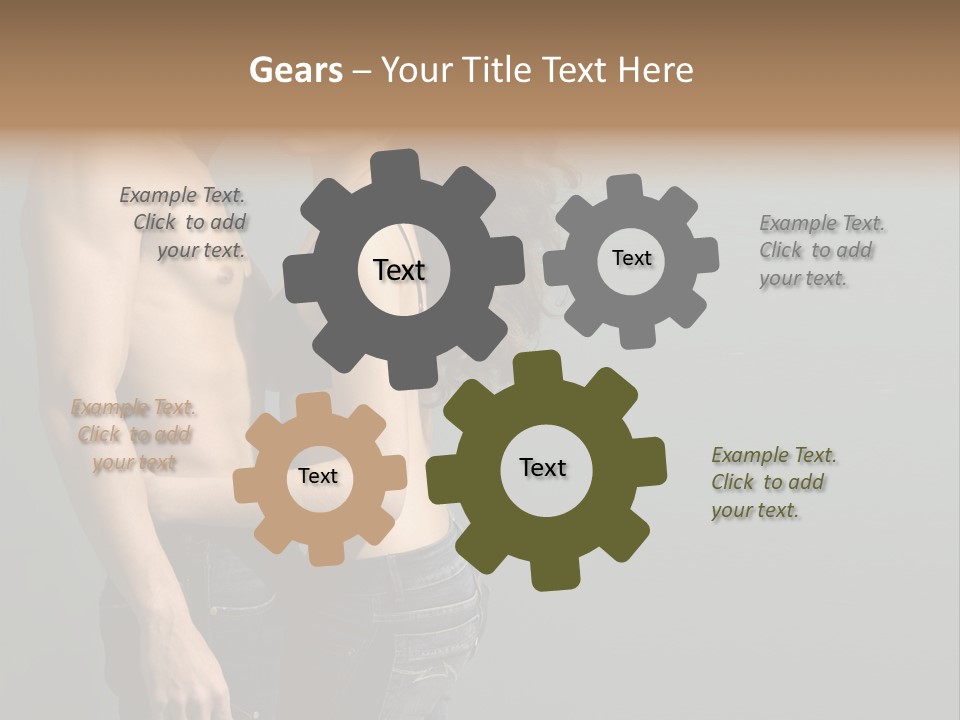 Health Jeans People PowerPoint Template