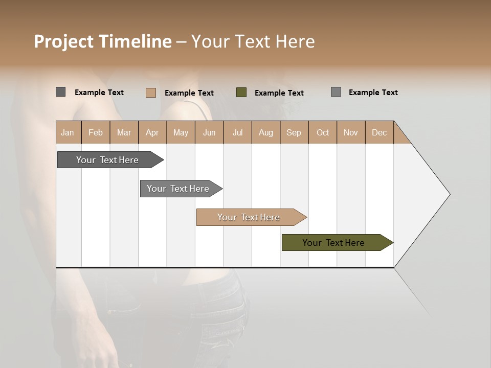 Health Jeans People PowerPoint Template