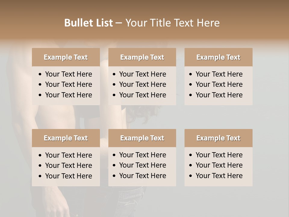 Health Jeans People PowerPoint Template