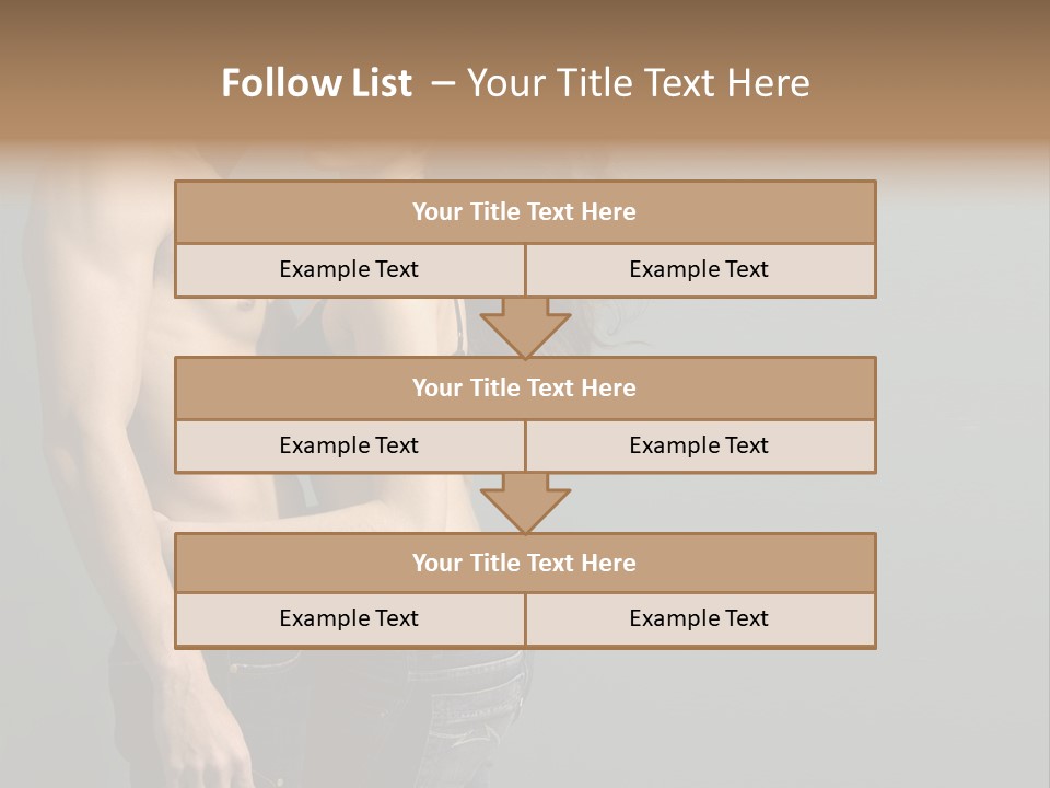 Health Jeans People PowerPoint Template