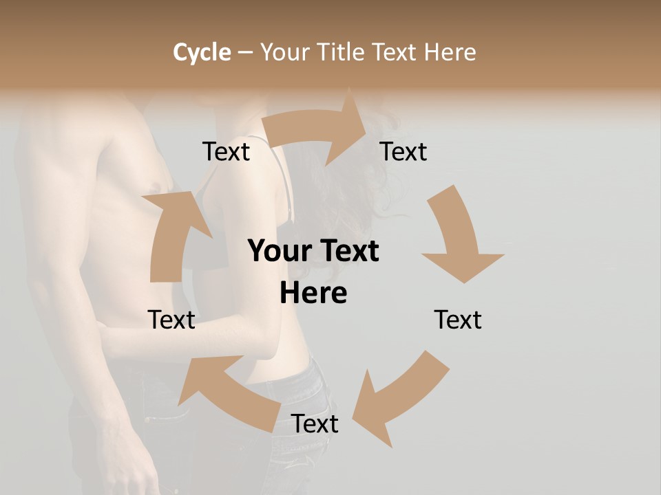 Health Jeans People PowerPoint Template