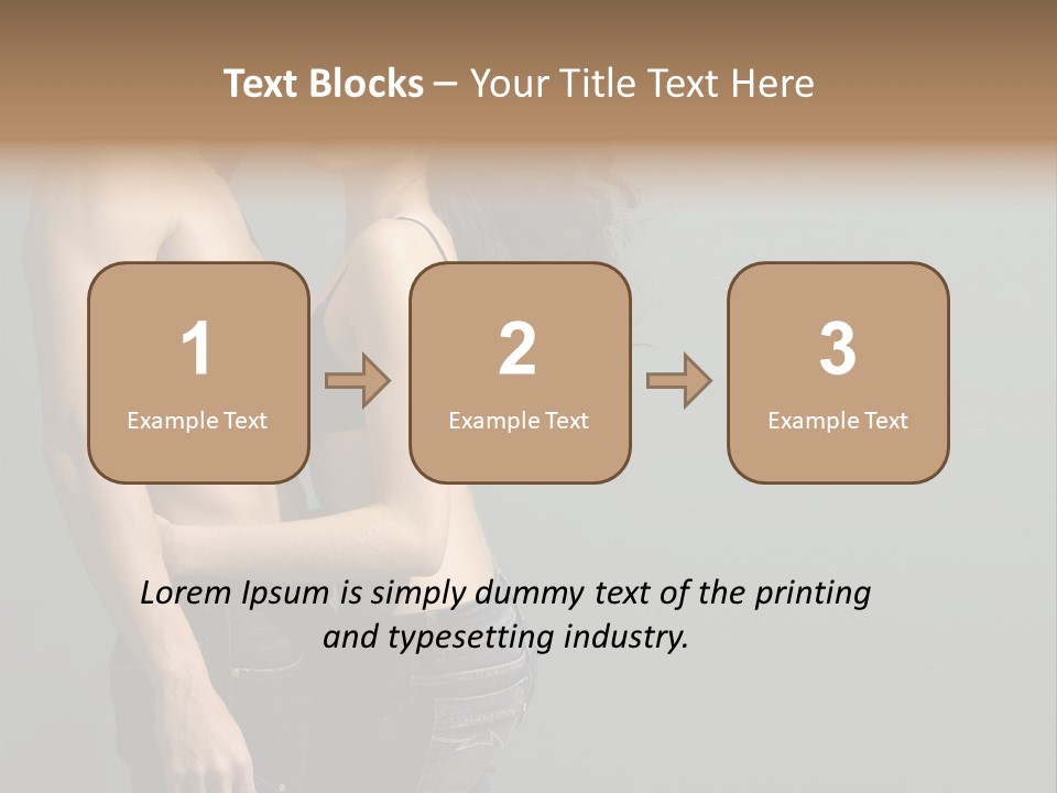 Health Jeans People PowerPoint Template