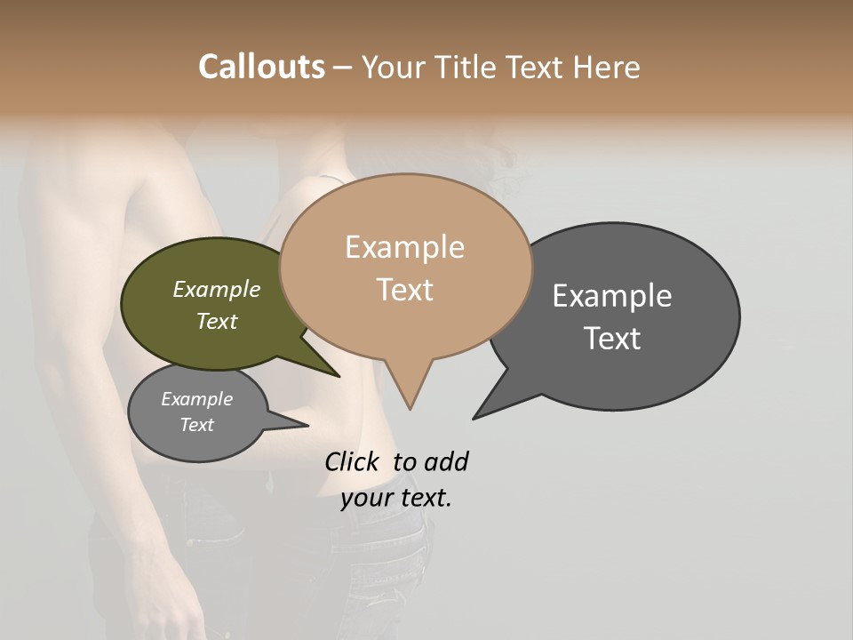 Health Jeans People PowerPoint Template