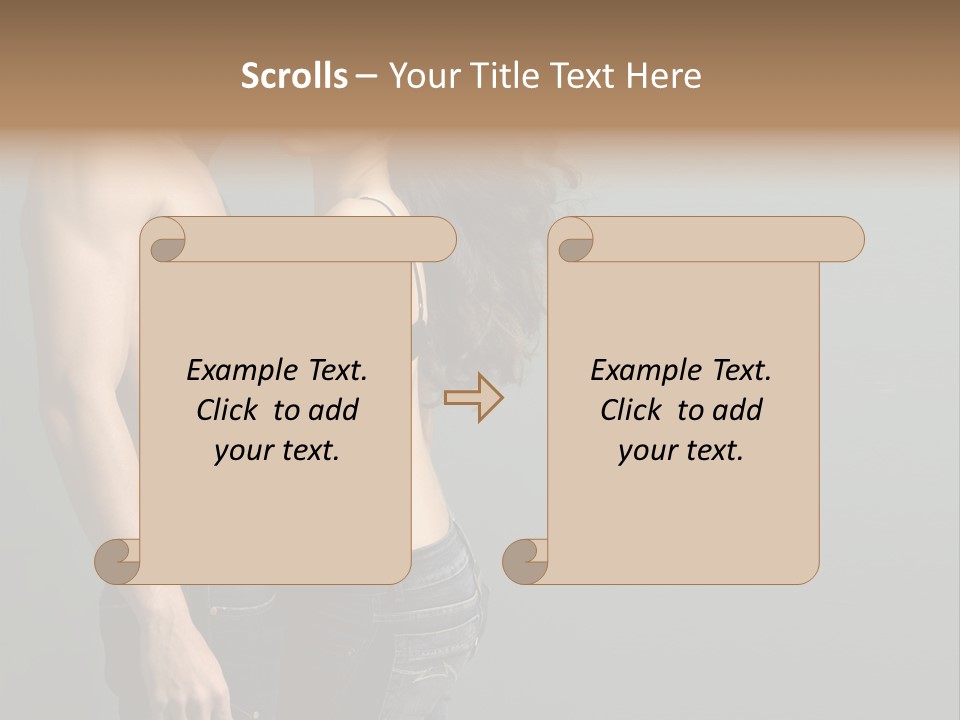 Health Jeans People PowerPoint Template