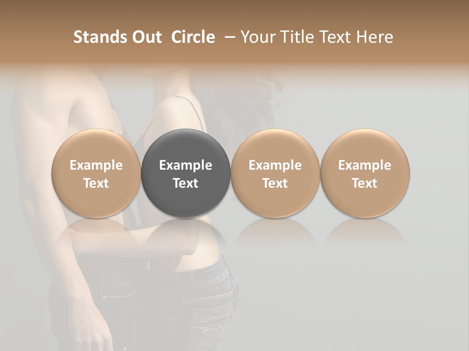 Health Jeans People PowerPoint Template