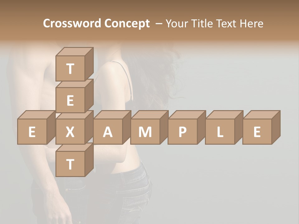 Health Jeans People PowerPoint Template