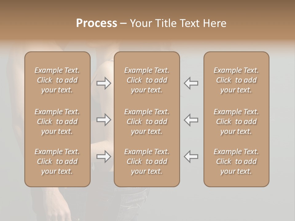 Health Jeans People PowerPoint Template