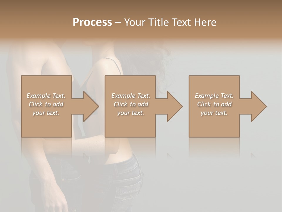 Health Jeans People PowerPoint Template