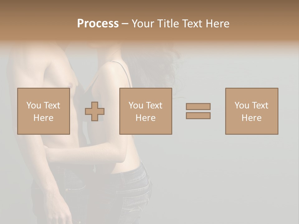 Health Jeans People PowerPoint Template