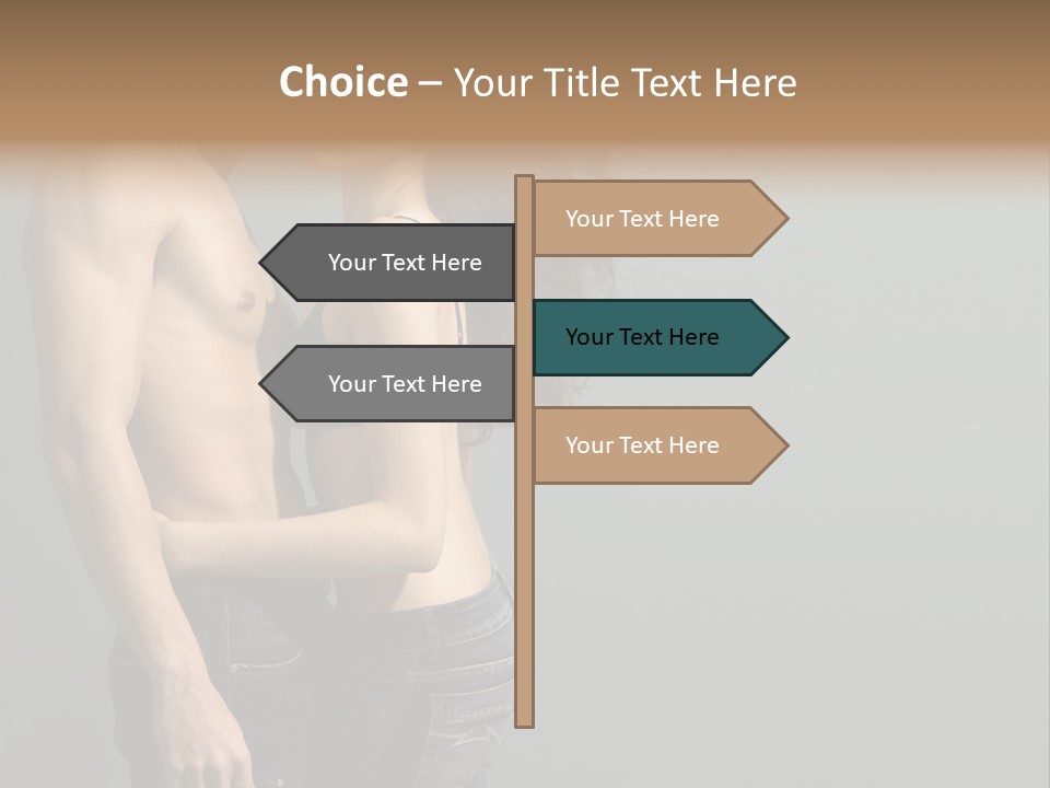 Health Jeans People PowerPoint Template