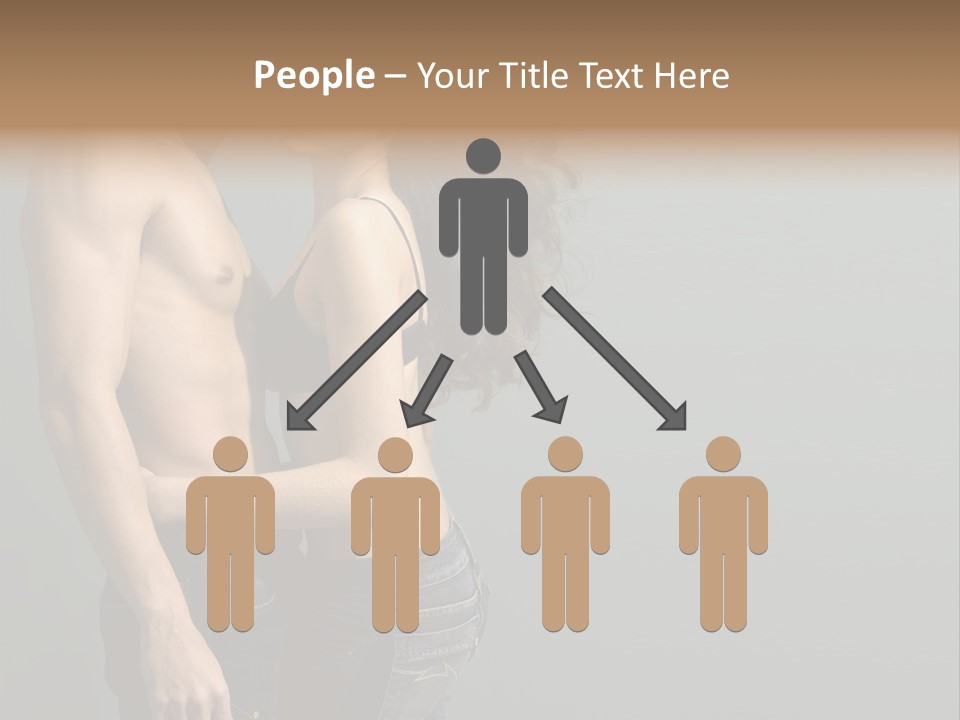 Health Jeans People PowerPoint Template