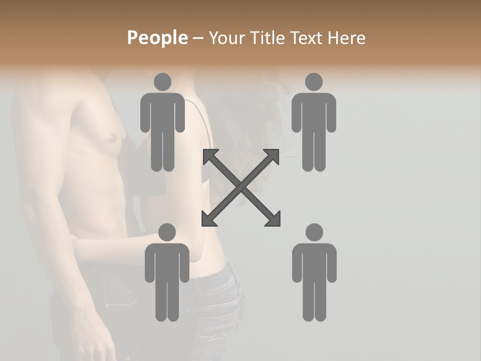 Health Jeans People PowerPoint Template