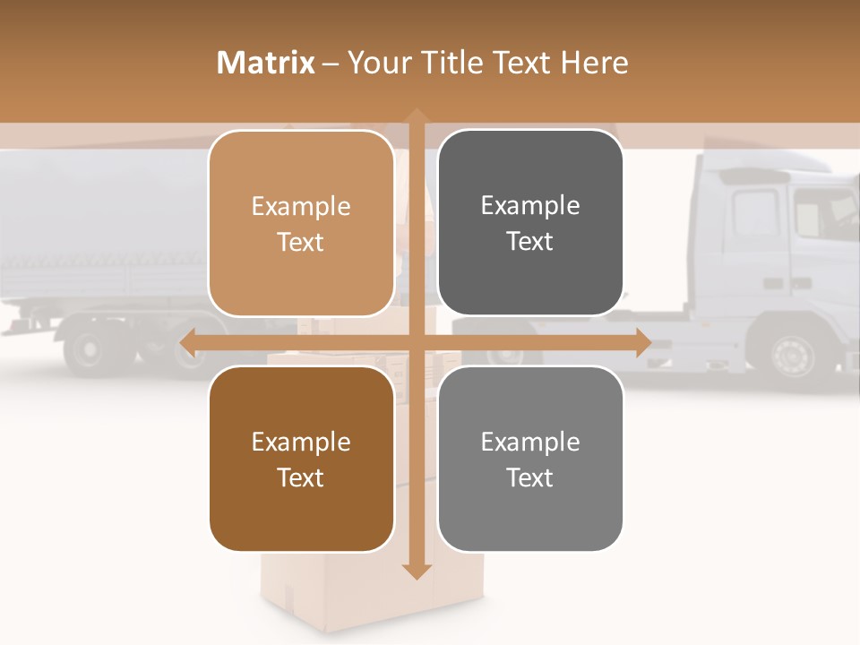 Courier Truck Friendly PowerPoint Template