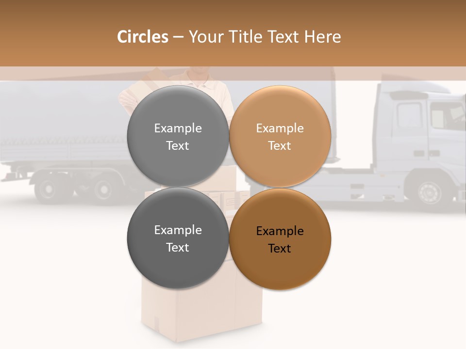 Courier Truck Friendly PowerPoint Template