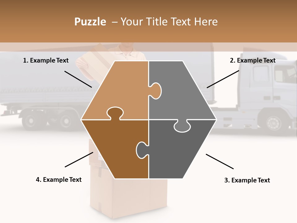 Courier Truck Friendly PowerPoint Template