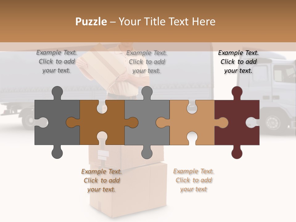 Courier Truck Friendly PowerPoint Template
