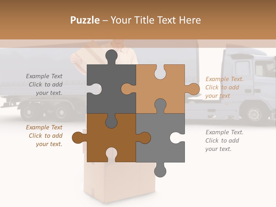 Courier Truck Friendly PowerPoint Template