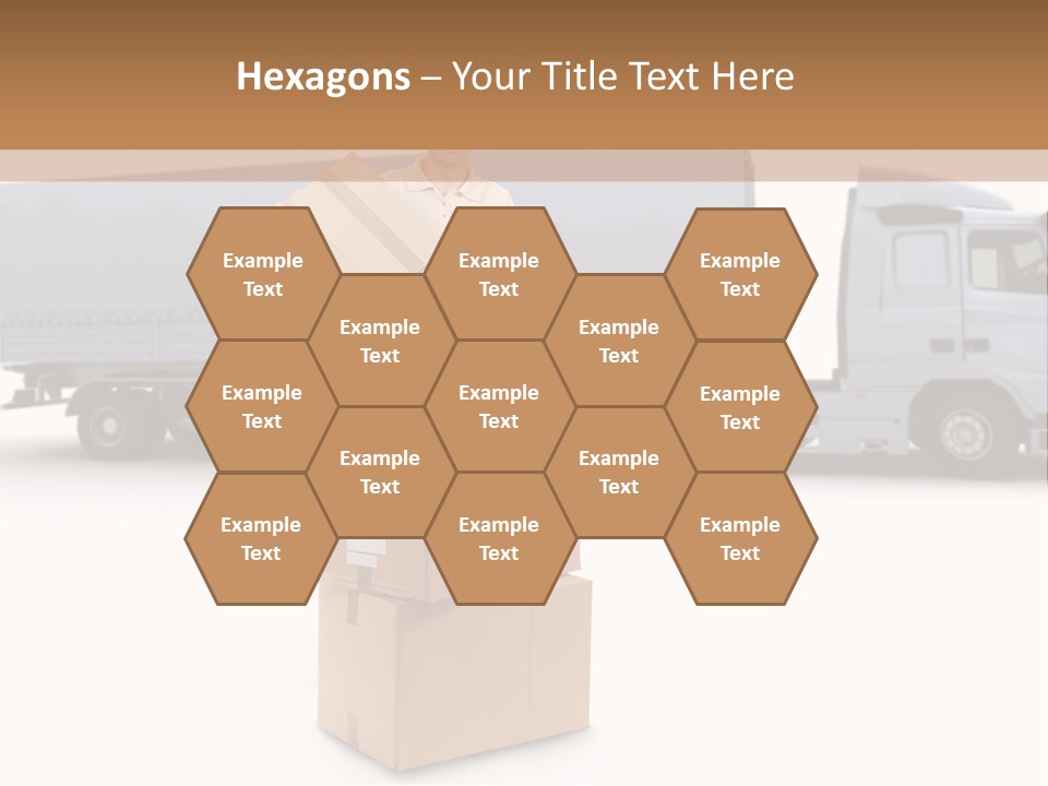 Courier Truck Friendly PowerPoint Template