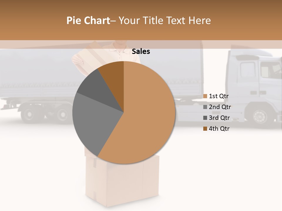 Courier Truck Friendly PowerPoint Template