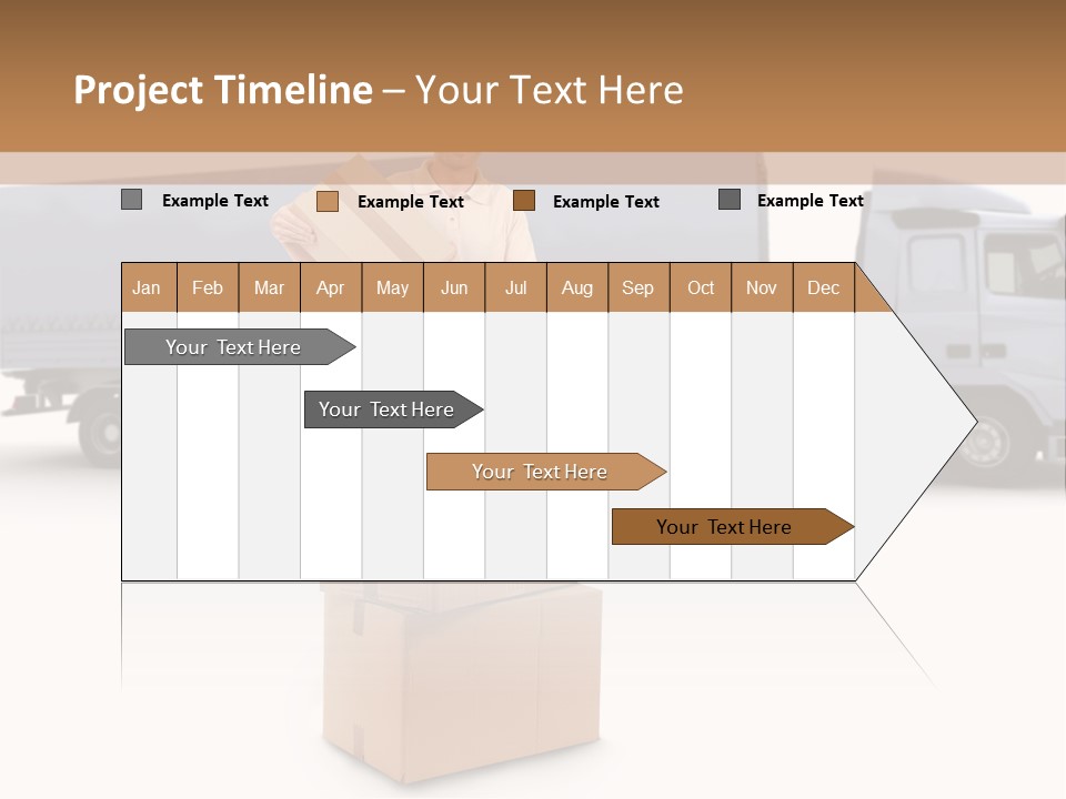 Courier Truck Friendly PowerPoint Template